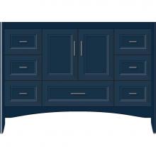 Strasser Woodenwork 58-552 - 48 X 21 X 34.5 Wallingford Vanity Ogee Miter Lapis Night Sb