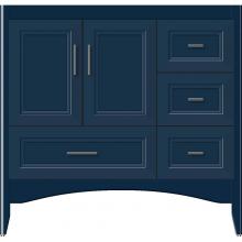 Strasser Woodenwork 58-556 - 36 X 21 X 34.5 Wallingford Vanity Ogee Miter Lapis Night Rh