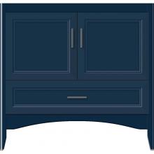 Strasser Woodenwork 58-526 - 36 X 21 X 34.5 Wallingford Vanity Ogee Miter Lapis Night Std