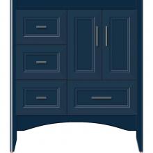 Strasser Woodenwork 58-563 - 30 X 18 X 34.5 Wallingford Vanity Ogee Miter Lapis Night Lh