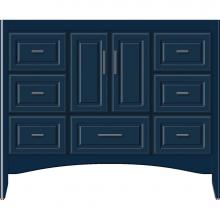 Strasser Woodenwork 58-450 - 42 X 21 X 34.5 Wallingford Vanity Ultra Lapis Night Sb