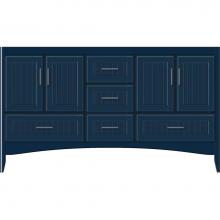 Strasser Woodenwork 58-470 - 60 X 21 X 34.5 Wallingford Vanity Beaded Lapis Night Db