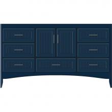 Strasser Woodenwork 58-468 - 60 X 21 X 34.5 Wallingford Vanity Beaded Lapis Night Sb