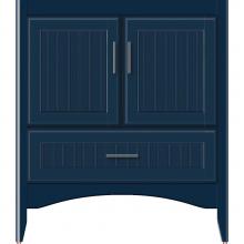 Strasser Woodenwork 58-484 - 30 X 21 X 34.5 Wallingford Vanity Beaded Lapis Night Std