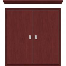 Strasser Woodenwork 53.074 - 24 X 6.25 X 25 Inset Cubby Slab Dk Cherry