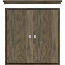 Strasser Woodenwork 51-378 - 24 X 6.25 X 25 Inset Cubby Slab Dusky Oak