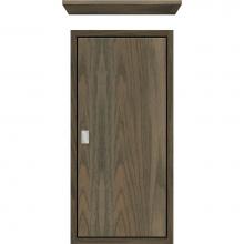 Strasser Woodenwork 51-366 - 12 X 6.25 X 25 Inset Cubby Slab Dusky Oak