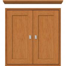 Strasser Woodenwork 53.028 - 24 X 6.25 X 25 Inset Cubby Shaker Nat Cherry