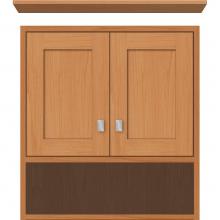 Strasser Woodenwork 53.140 - 24 X 9.5 X 26 Inset Overjohn Shaker Nat Oak