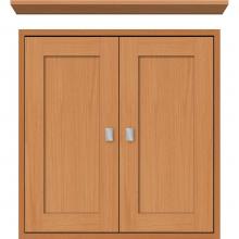 Strasser Woodenwork 53.133 - 24 X 6.25 X 25 Inset Cubby Shaker Nat Oak