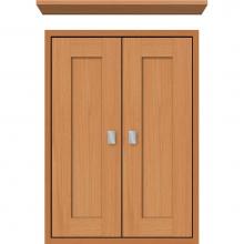 Strasser Woodenwork 53.132 - 18 X 6.25 X 25 Inset Cubby Shaker Nat Oak