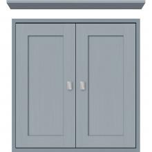 Strasser Woodenwork 53.036 - 24 X 6.25 X 25 Inset Cubby Shaker Silver Oak