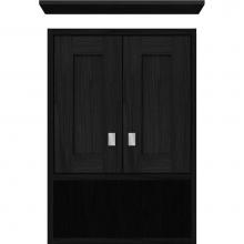 Strasser Woodenwork 56.623 - 18 X 9.5 X 26 Inset Overjohn Shaker Midnight Oak