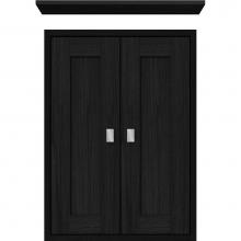 Strasser Woodenwork 56.616 - 18 X 6.25 X 25 Inset Cubby Shaker Midnight Oak