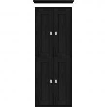 Strasser Woodenwork 56.618 - 18 X 6.25 X 48 Inset Tall Cubby Shaker Midnight Oak