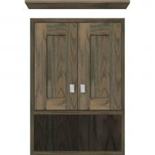 Strasser Woodenwork 85-069 - 18 X 9.5 X 26 Inset Overjohn Shaker Dusky Oak