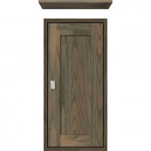 Strasser Woodenwork 51-365 - 12 X 6.25 X 25 Inset Cubby Shaker Dusky Oak