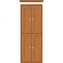 Strasser Woodenwork 56.474 - 18 X 6.25 X 48 Inset Tall Cubby Deco Miter Nat Cherry