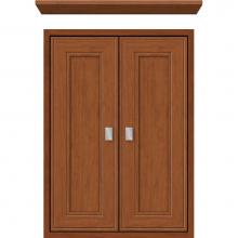 Strasser Woodenwork 56.458 - 18 X 6.25 X 25 Inset Cubby Deco Miter Cinn Cherry