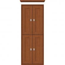 Strasser Woodenwork 56.476 - 18 X 6.25 X 48 Inset Tall Cubby Deco Miter Cinn Cherry