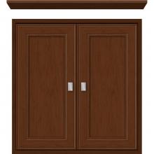 Strasser Woodenwork 56.581 - 24 X 6.25 X 25 Inset Cubby Deco Miter Pecan Cherry