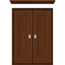 Strasser Woodenwork 56.580 - 18 X 6.25 X 25 Inset Cubby Deco Miter Pecan Cherry