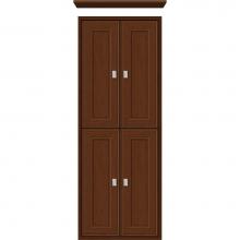 Strasser Woodenwork 56.582 - 18 X 6.25 X 48 Inset Tall Cubby Deco Miter Pecan Cherry