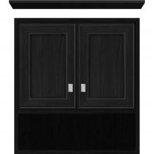 Strasser Woodenwork 56.632 - 24 X 9.5 X 26 Inset Overjohn Deco Miter Midnight Oak