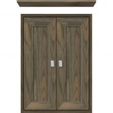 Strasser Woodenwork 51-367 - 18 X 6.25 X 25 Inset Cubby Deco Miter Dusky Oak