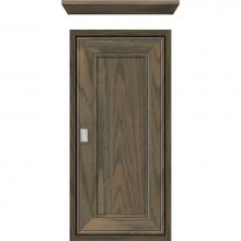 Strasser Woodenwork 51-363 - 12 X 6.25 X 25 Inset Cubby Deco Miter Dusky Oak