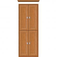 Strasser Woodenwork 56.534 - 18 X 6.25 X 48 Inset Tall Cubby Ogee Miter Nat Cherry