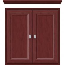 Strasser Woodenwork 56.526 - 24 X 6.25 X 25 Inset Cubby Ogee Miter Dk Cherry