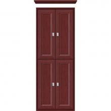 Strasser Woodenwork 56.535 - 18 X 6.25 X 48 Inset Tall Cubby Ogee Miter Dk Cherry