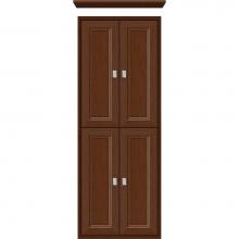 Strasser Woodenwork 56.588 - 18 X 6.25 X 48 Inset Tall Cubby Ogee Miter Pecan Cherry