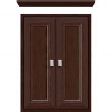 Strasser Woodenwork 56.519 - 18 X 6.25 X 25 Inset Cubby Ogee Miter Choc Cherry