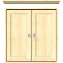 Strasser Woodenwork 56.529 - 24 X 6.25 X 25 Inset Cubby Ogee Miter Nat Maple