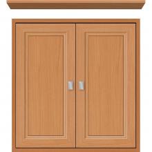 Strasser Woodenwork 56.563 - 24 X 6.25 X 25 Inset Cubby Ogee Miter Nat Oak