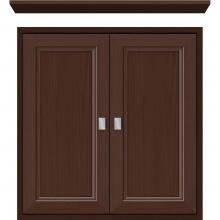 Strasser Woodenwork 56.611 - 24 X 6.25 X 25 Inset Cubby Ogee Miter Choc Oak