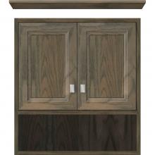 Strasser Woodenwork 85-072 - 24 X 9.5 X 26 Inset Overjohn Ogee Miter Dusky Oak