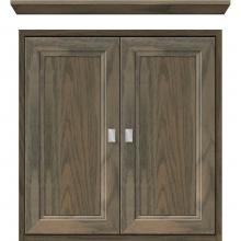 Strasser Woodenwork 51-376 - 24 X 6.25 X 25 Inset Cubby Ogee Miter Dusky Oak