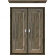 Strasser Woodenwork 51-368 - 18 X 6.25 X 25 Inset Cubby Ogee Miter Dusky Oak