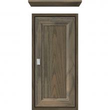 Strasser Woodenwork 51-364 - 12 X 6.25 X 25 Inset Cubby Ogee Miter Dusky Oak