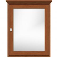 Strasser Woodenwork 57.117 - 24 X 6.5 X 31.5 Inset Med Cab Single Door 01-Square Cinn Cherry