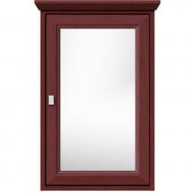 Strasser Woodenwork 57.415 - 19 X 6.5 X 31.5 Inset Med Cab Single Door Ogee Miter Dk Cherry