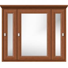 Strasser Woodenwork 57.411 - 36 X 6.5 X 31.5 Inset Med Cab Tri-View Ogee Miter Cinn Cherry