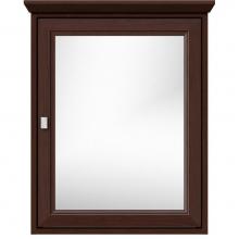 Strasser Woodenwork 57.397 - 24 X 6.5 X 31.5 Inset Med Cab Single Door Ogee Miter Choc Cherry