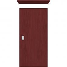 Strasser Woodenwork 75.065 - 12 X 5.5 X 25 Wall Cubby Slab Dk Cherry