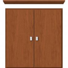 Strasser Woodenwork 75.092 - 24 X 5.5 X 25 Wall Cubby Slab Cinn Cherry