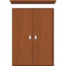 Strasser Woodenwork 75.080 - 18 X 5.5 X 25 Wall Cubby Slab Cinn Cherry