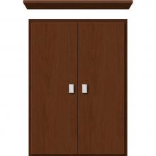 Strasser Woodenwork 75.187 - 18 X 5.5 X 25 Wall Cubby Slab Pecan Cherry